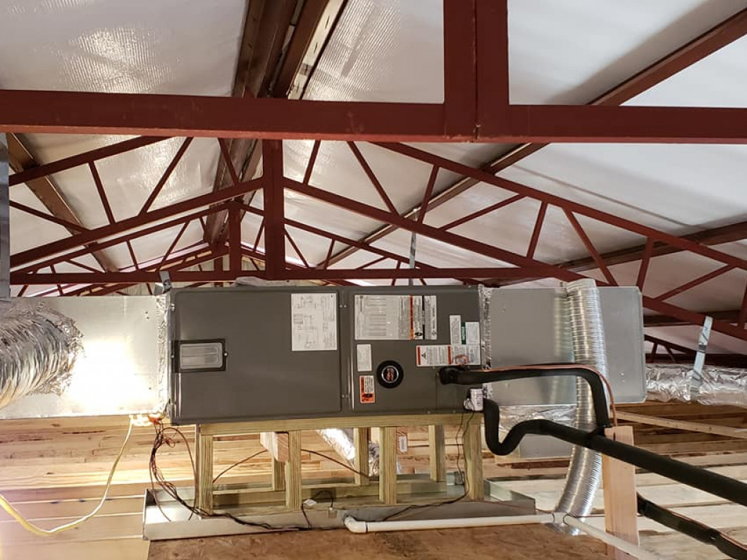 attic HVAC attic HVAC