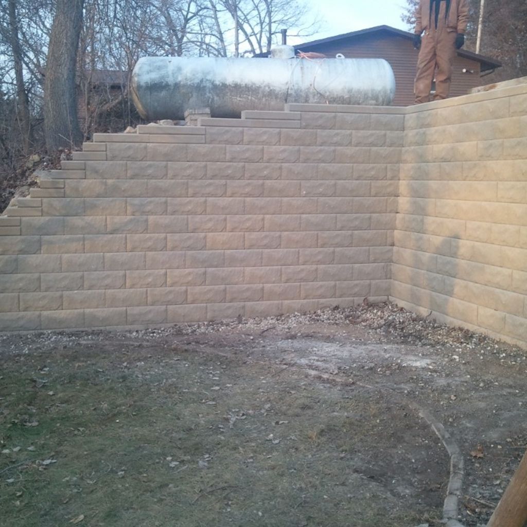 Retaining Walls Minger Mowing & Landscaping Inc Landscaper in