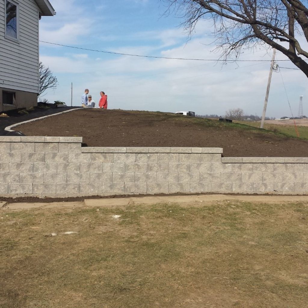 Retaining Walls Minger Mowing & Landscaping Inc Landscaper in