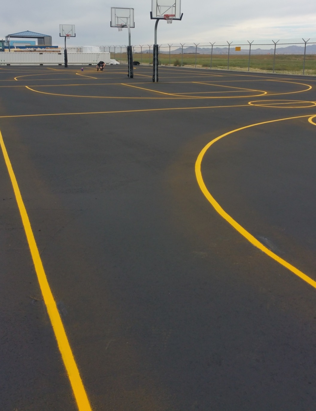 Basketball Court Stripe